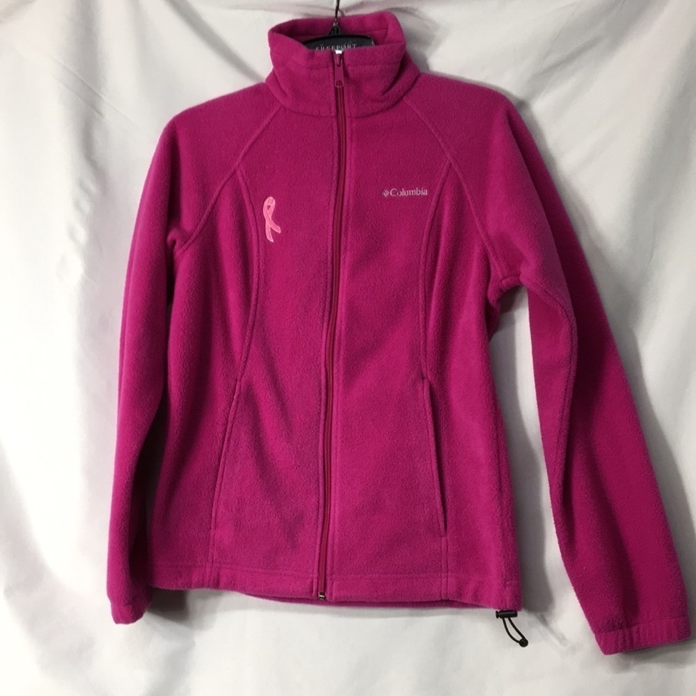Columbia Women’s Pink Zip-Up Sweatshirt Size XS Like-NEW Condition